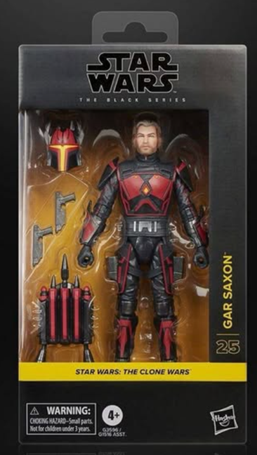 Hasbro Star Wars The Black Series The Clone Wars Gar Saxon PRE SALE (November 2026)
