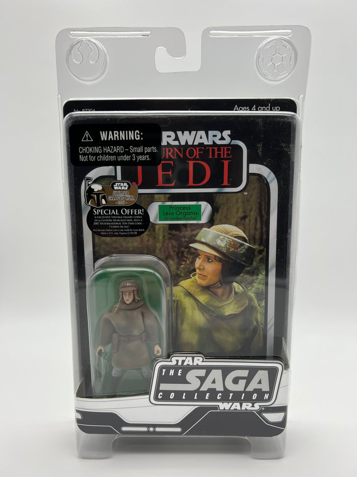 Hasbro Star Wars The Saga Collection Princess Leia Organa (in Combat Poncho)