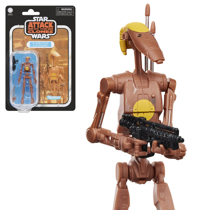 Hasbro Star Wars The Vintage Collection B1 Battle Droid Commander PRE SALE (November 2026)
