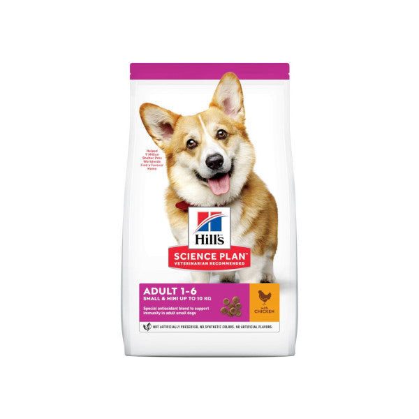 Hill's Science Plan Chicken Small & Mini Adult Dog Food 6kg