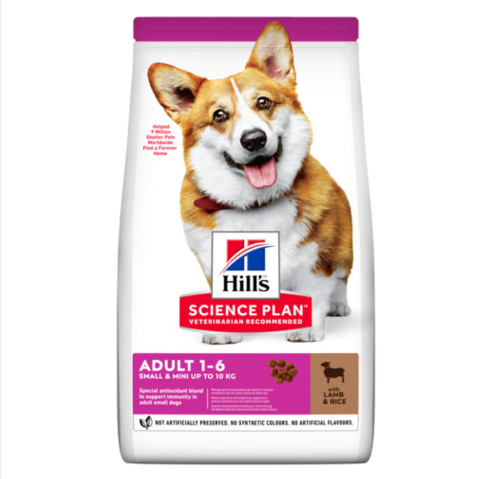 Hill's Science Plan Lamb & Rice Small & Mini Adult Dog Food 6kg