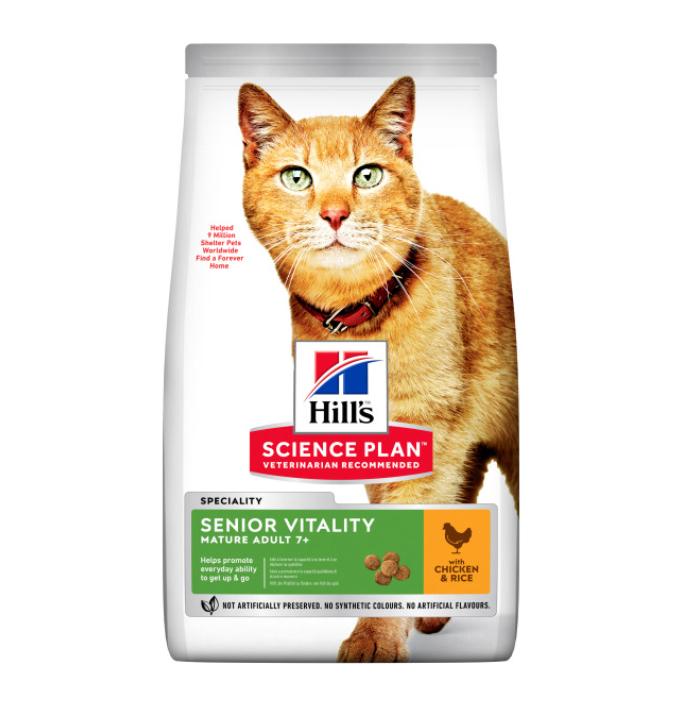 Hill's Science Plan Senior Vitality Chicken Adult Cat Food 7kg