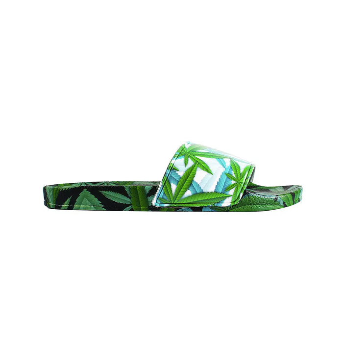 Himpy Slides - Mens Forbidden Green Moss Sandal - 1 Pair Per Pack ALL STUFF 420