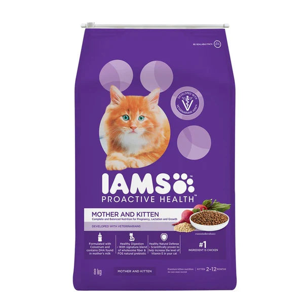 Iams Cat Dry Chicken Mother & Kitten 8kg