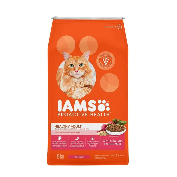 Iams Cat Dry Tuna & Salmon Adult 8kg