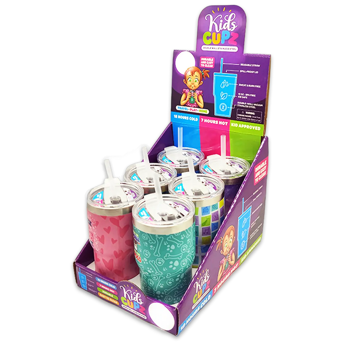 Insulated Kids Cup - 6 Pieces Per Retail Ready Display 25289 KIPP BROTHERS