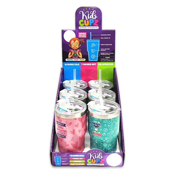 Insulated Kids Cup - 6 Pieces Per Retail Ready Display 25289 KIPP BROTHERS