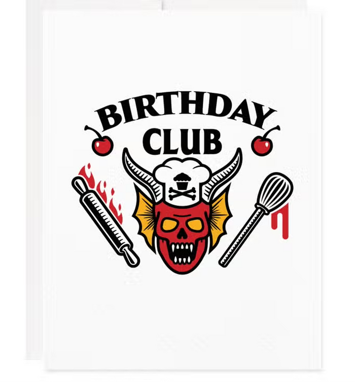 Johnny Cupcakes "Hellfire Birthday Club" Card