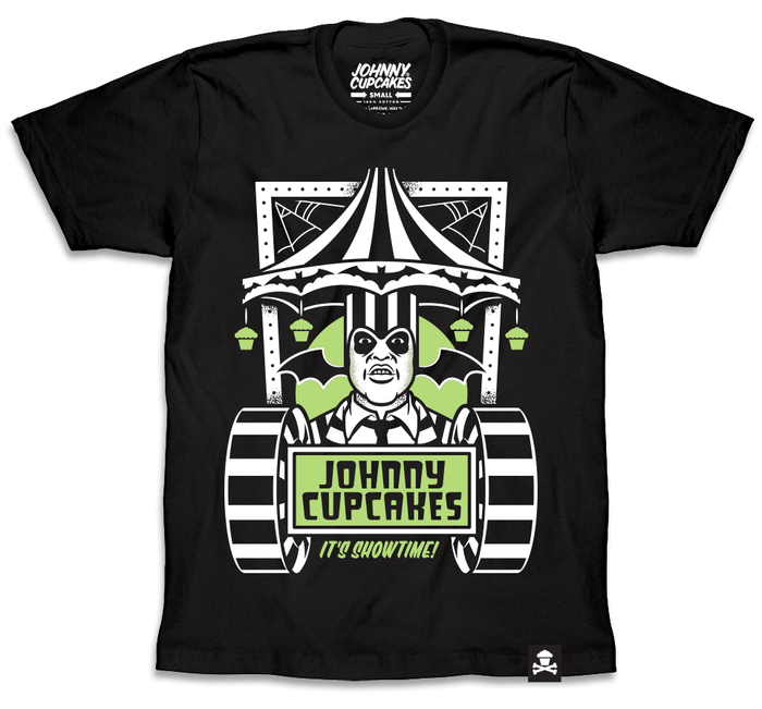 Johnny Cupcakes Showtime Sweets (w/back hit) Tee