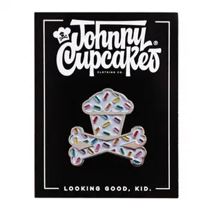 Johnny Cupcakes "Sprinkles Crossbones" Pin