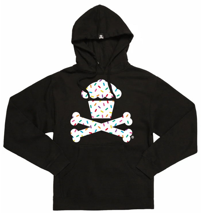 Johnny Cupcakes Sprinkles Crossbones Pullover Hoodie