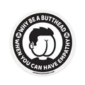 Johnny Cupcakes "Why Be a Butthead" Sticker