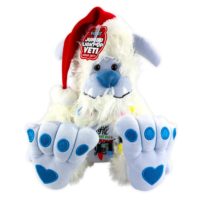 Jumbo Light-Up Plush Snow Yeti - 2 Pieces Per Pack 26090 KIPP BROTHERS