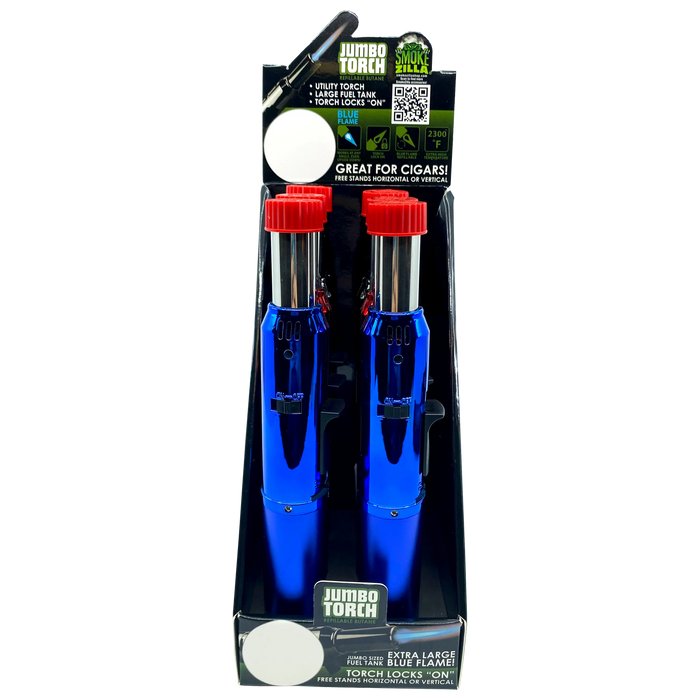 Jumbo Torch Stick Lighter - 6 Pieces Per Retail Ready Display 22382 SMOKEZILLA