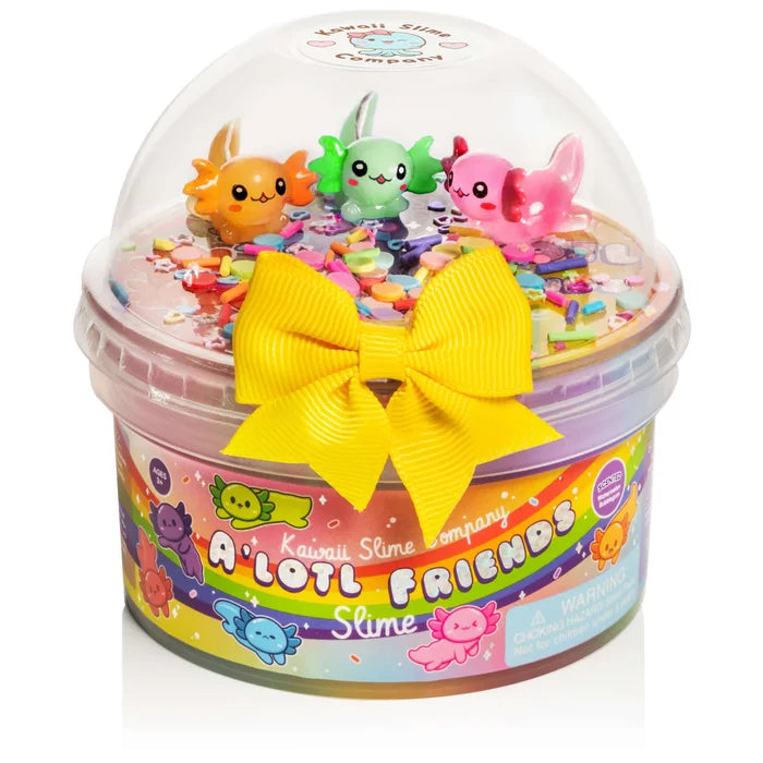 Kawaii Slime Company A'lotl Friends Butter Signature Dome Slime
