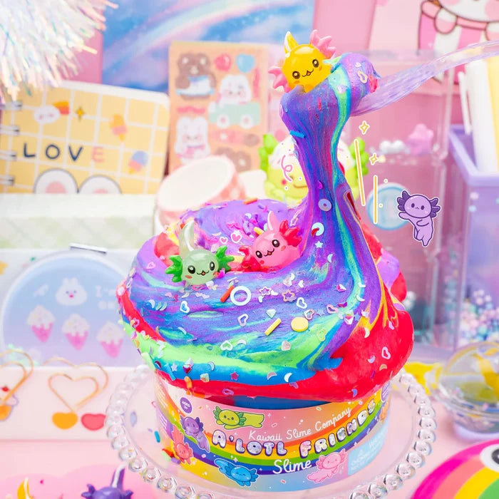 Kawaii Slime Company A'lotl Friends Butter Signature Dome Slime