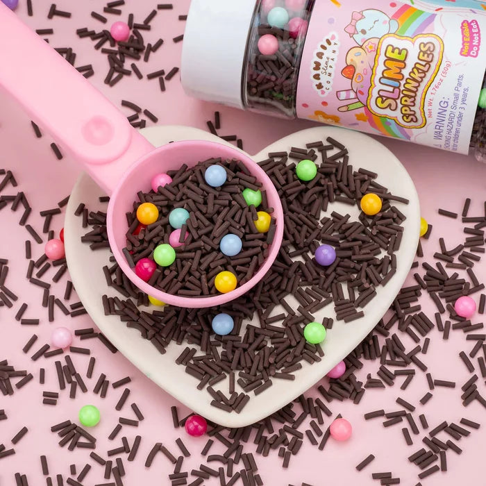 Kawaii Slime Company Chocolate Candy Slime Sprinkles Shaker Jar