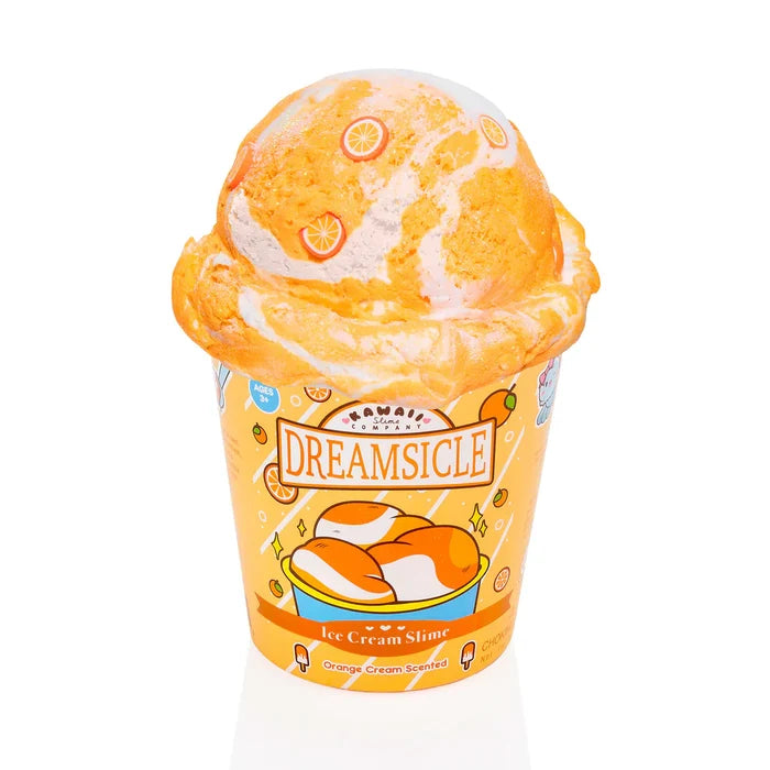 Kawaii Slime Company Dreamsicle Scented Ice Cream Pint Slime