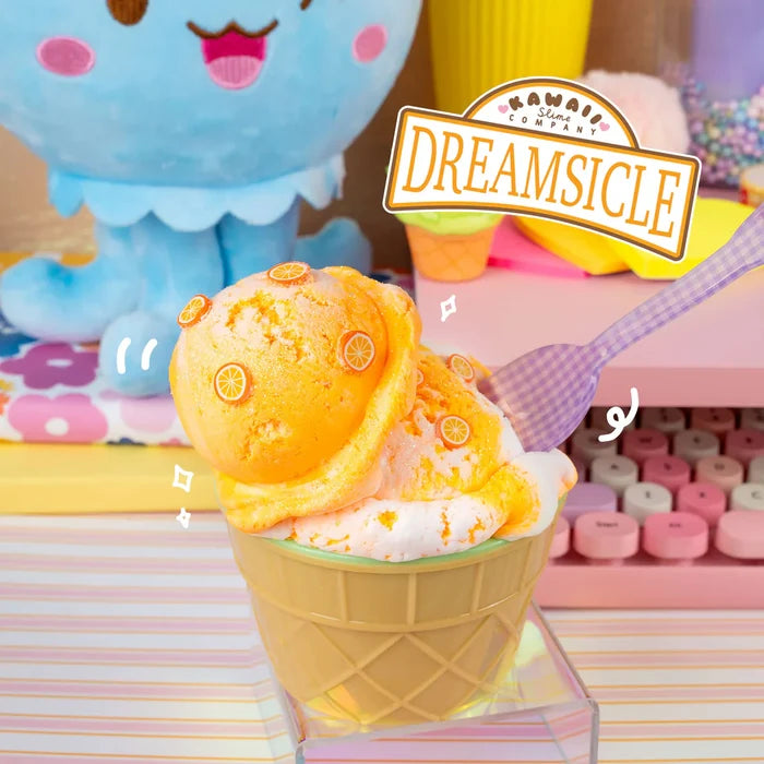 Kawaii Slime Company Dreamsicle Scented Ice Cream Pint Slime