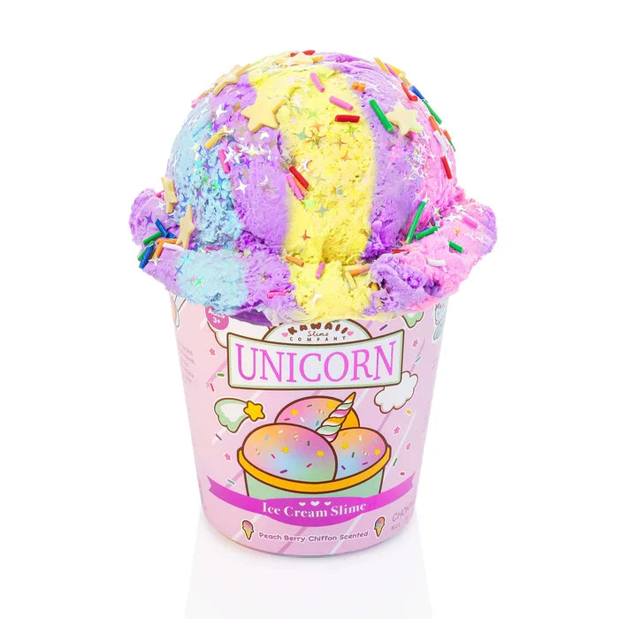Kawaii Slime Company Unicorn Scented Ice Cream Pint Slime