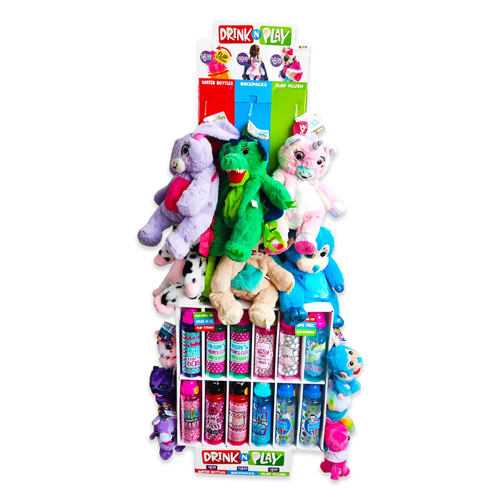 Kids Cup and Plush Assortment Floor Display - 24 Pieces Per Retail Ready Floor Display 88497 KIPP BROTHERS