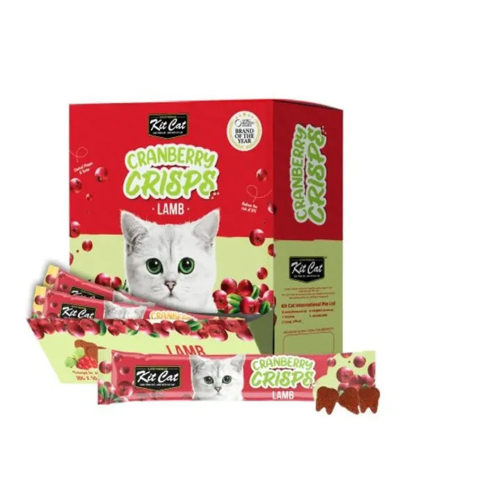 Kit Cat Cranberry Crisps Lamb Cat Treats - 50x20g