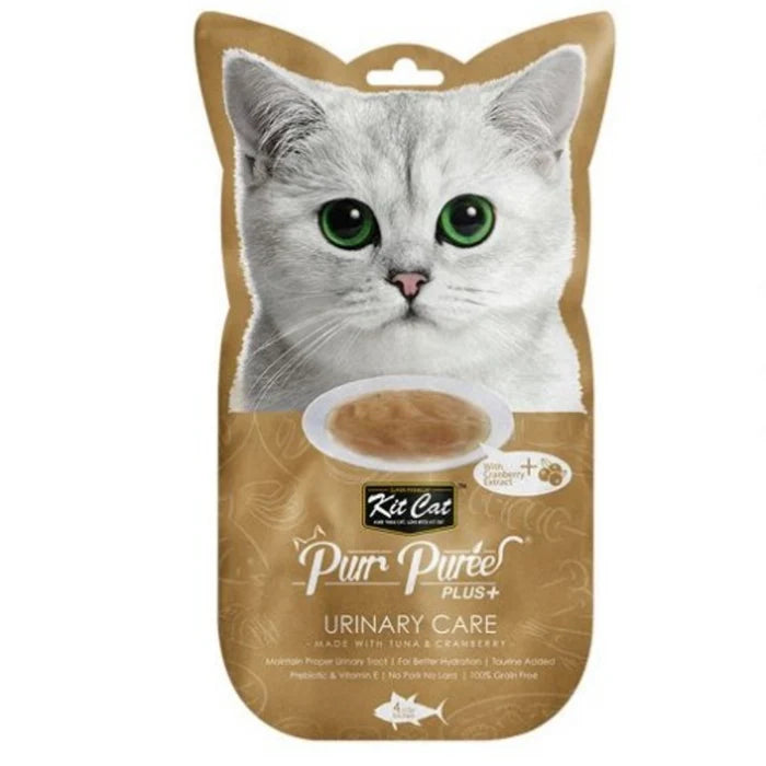 Kit Cat Purr Puree Plus+ Tuna & Cranberry Urinary Care Cat Treats