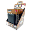 Leather RFID Blocking Ultra Slim Wallet - 6 Pieces Per Retail Ready Display 24003 ROUGHNECK
