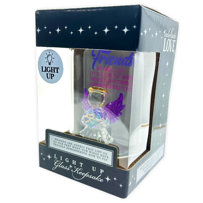 Light-Up Glass Keepsake - 6 Pieces Per Retail Ready Display 24545 NOVELTY INC