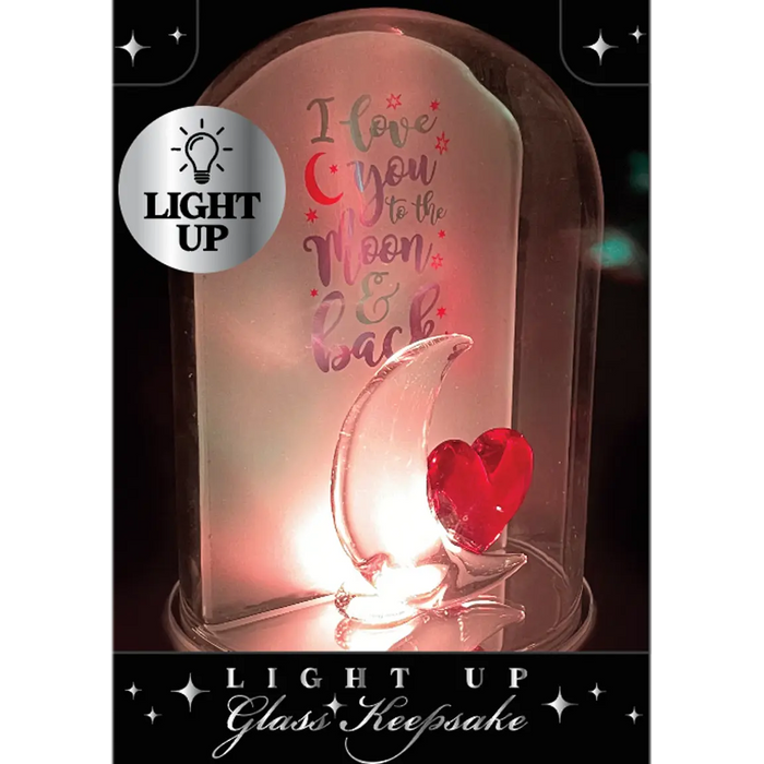 Light-Up Glass Keepsake - 6 Pieces Per Retail Ready Display 24545 NOVELTY INC
