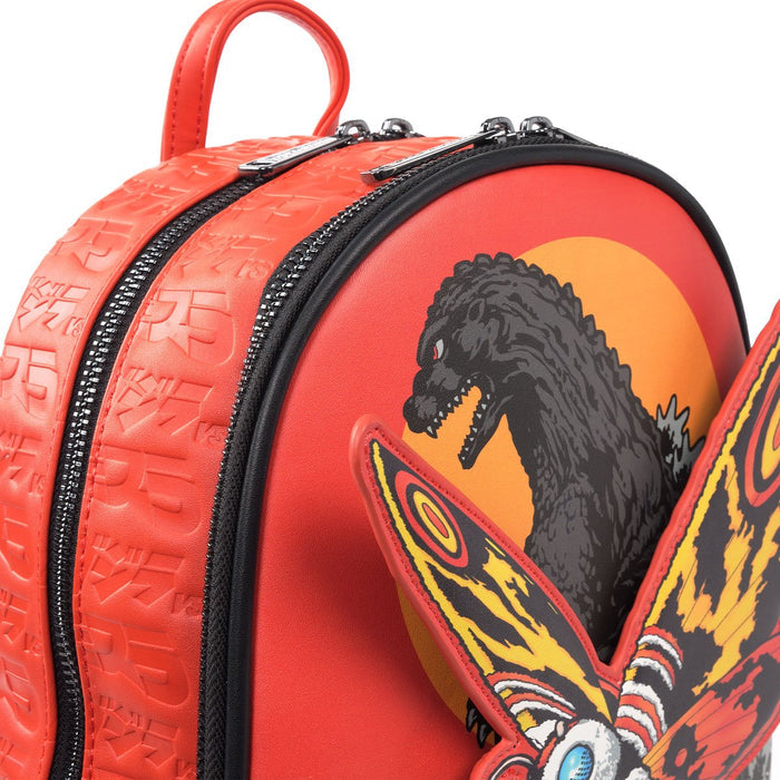 Loungefly Godzilla vs Mothra Midsize Backpack Limited Edition of 1000