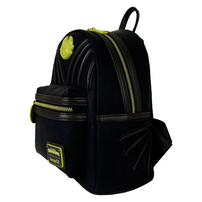 Loungefly How to Train Your Dragon Toothless Skin Mini Backpack