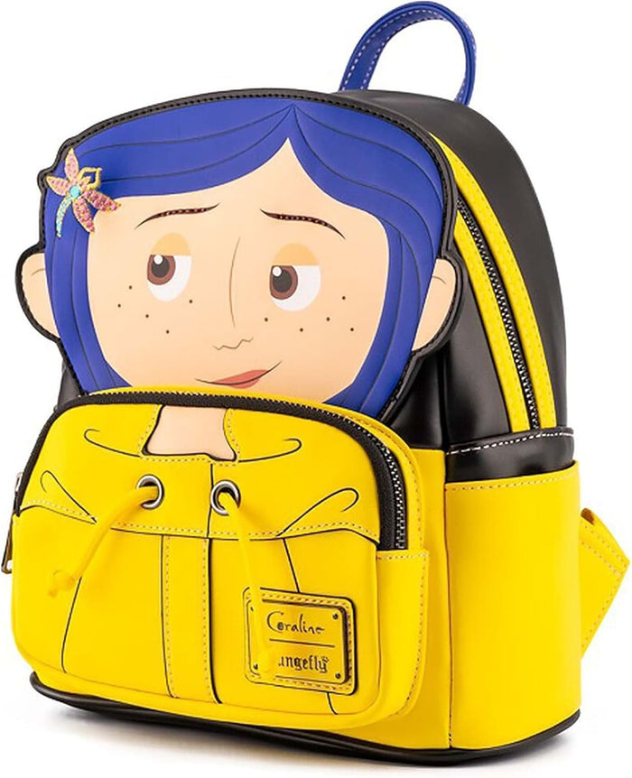 Loungefly Laika Coraline Raincoat Cosplay Mini Backpack