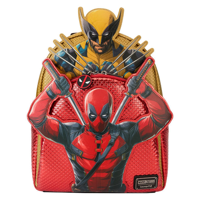 Loungefly Marvel Deadpool and Wolverine Mini Backpack