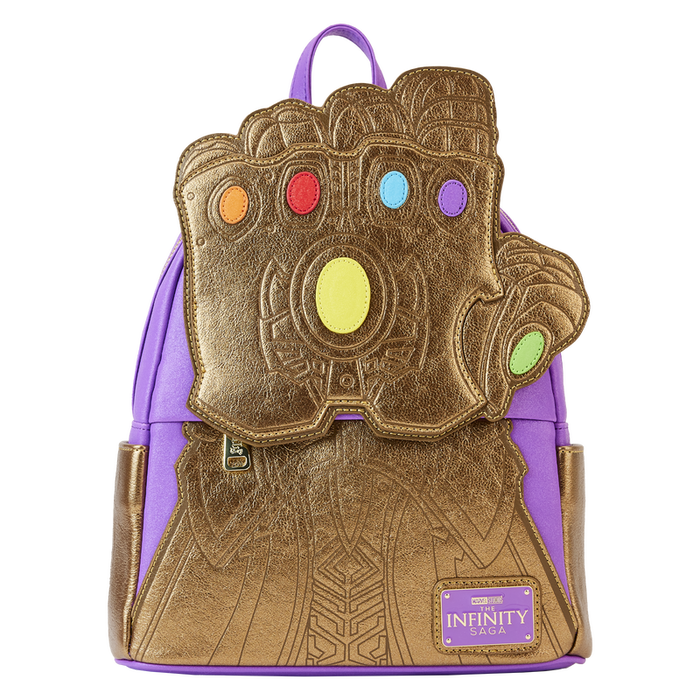 Loungefly Marvel Metallic Thanos Gauntlet Mini Backpack