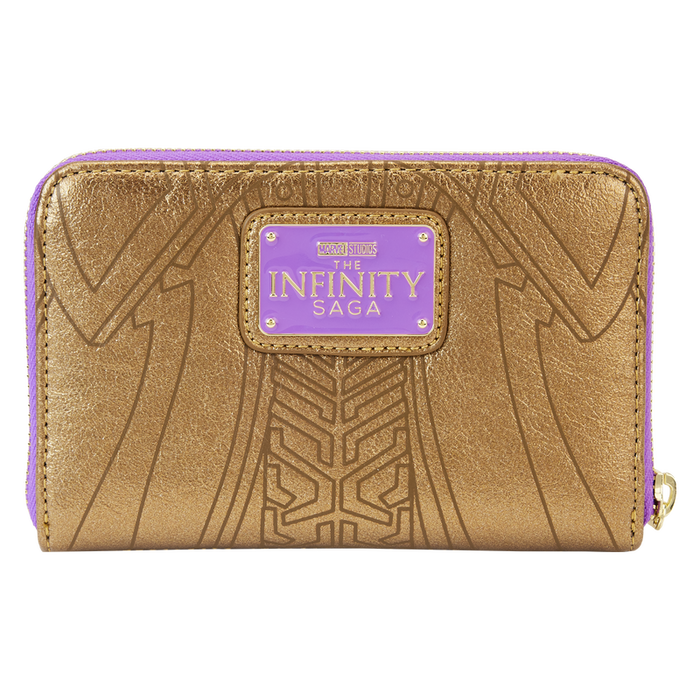 Loungefly Marvel Metallic Thanos Gauntlet Zip Around Wallet