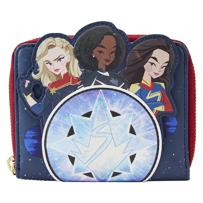Loungefly Marvel The Marvels Symbol Glow Wallet