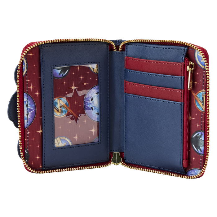 Loungefly Marvel The Marvels Symbol Glow Wallet