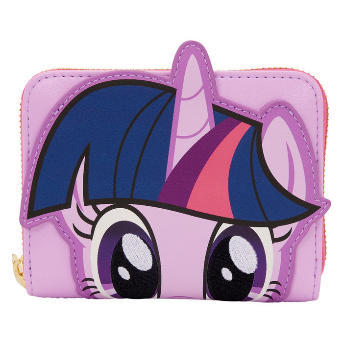 Loungefly My Little Pony Twilight Sparkle Cosplay Glitter Zip Around Wallet