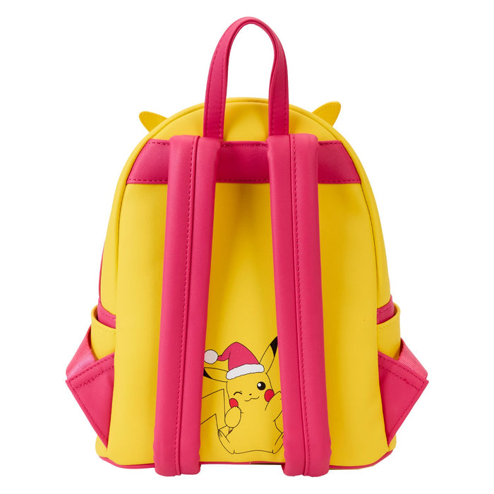 Loungefly Pokémon Santa Pikachu Christmas Lights Light Up Mini Backpack