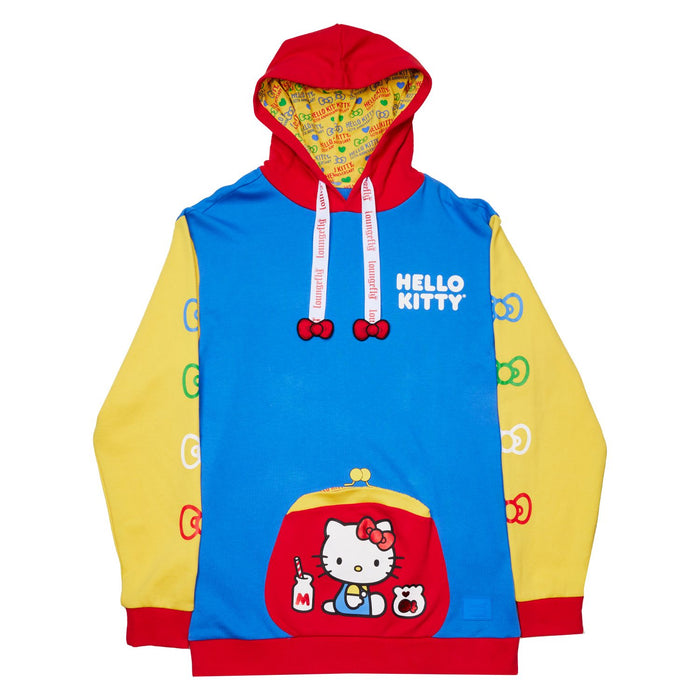 Loungefly Sanrio Hello Kitty 50th Anniversary Color Block Unisex Hoodie