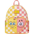 Loungefly Spongebob Squarepants and Patrick Star Checkered Mini Backpack PRE SALE (August 2026)