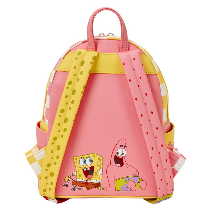 Loungefly Spongebob Squarepants and Patrick Star Checkered Mini Backpack PRE SALE (August 2026)