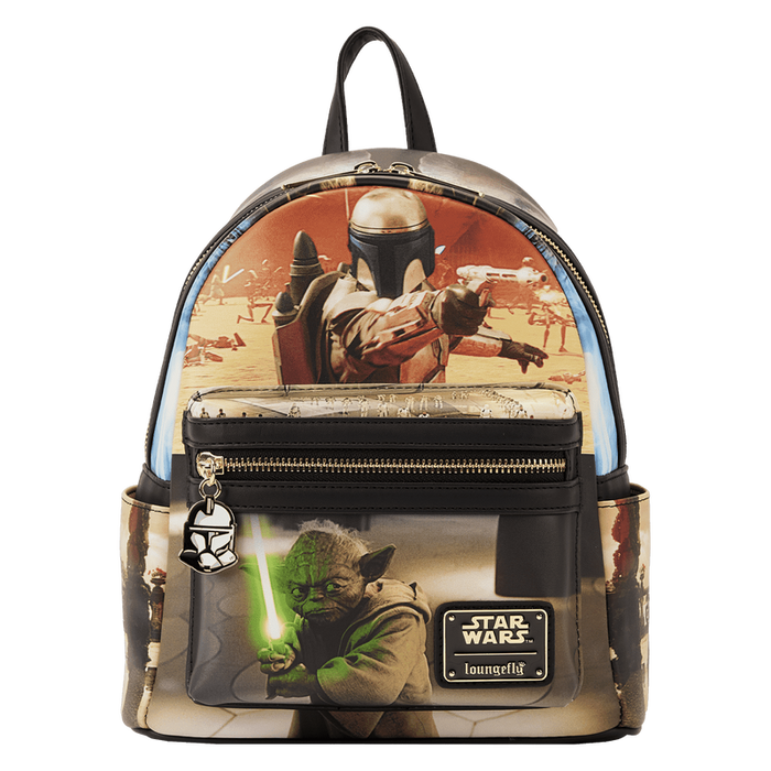 Loungefly Star Wars Episode 2 Attack of the Clones Scene Mini Backpack