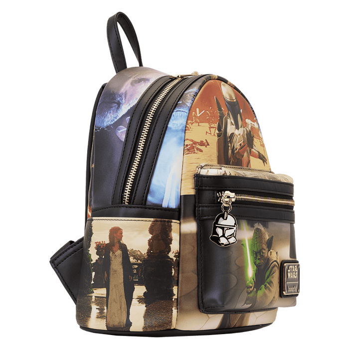 Loungefly Star Wars Episode 2 Attack of the Clones Scene Mini Backpack