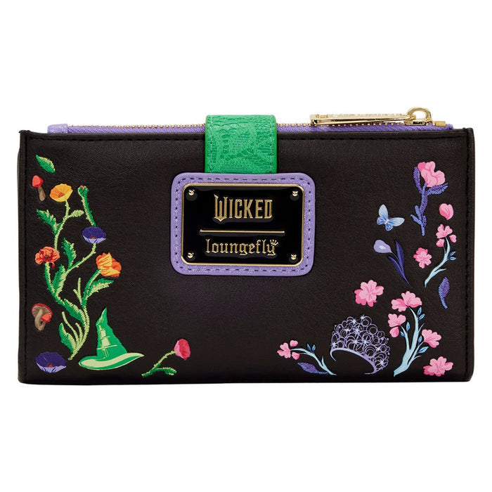 Loungefly Wicked Glinda and Elphaba Floral and Lace Wallet