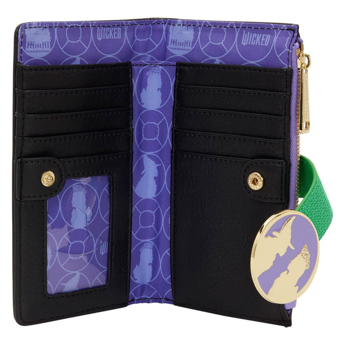 Loungefly Wicked Glinda and Elphaba Floral and Lace Wallet