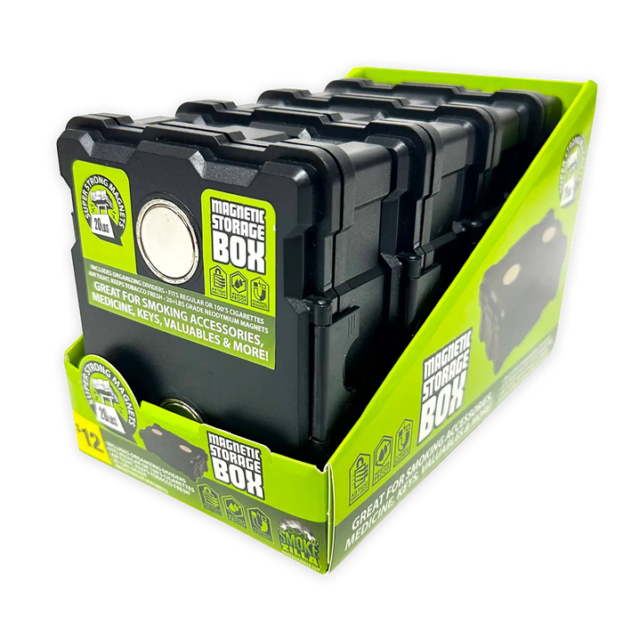 Magnetic Storage Box - 4 Pieces Per Retail Ready Display 40785 SMOKEZILLA