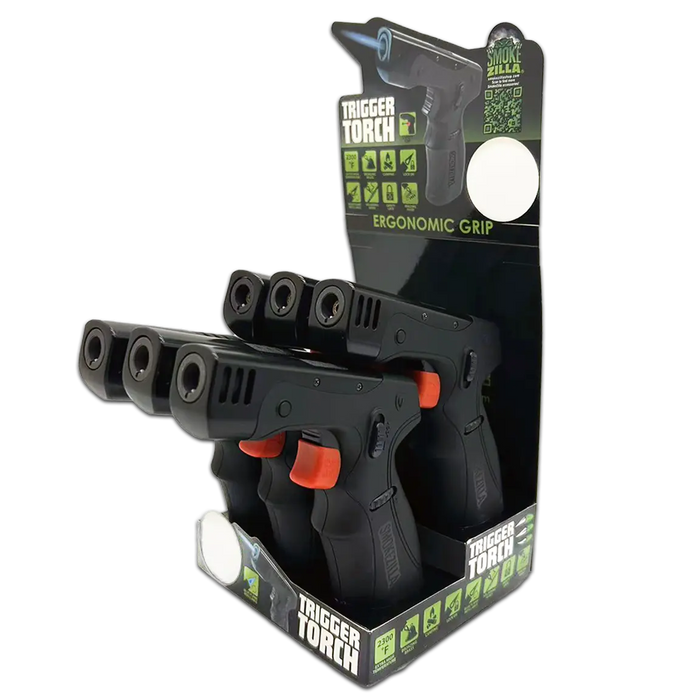 Magnum Trigger Torch Lighter - 6 Pieces Per Retail Ready Display 23541 SMOKEZILLA