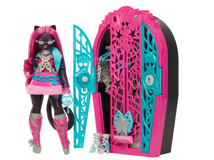 Mattel Monster High Skulltimate Series Hauntlywood Mysteries Catty Noir